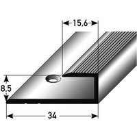 Proviston - Einfassprofil Aluminium eloxiert Goldfarbig Breite 15.6 mm Höhe 8.5 mm Länge 1000 mm Gebohrt Abschlussprofil Einschubprofil Proviston - Einfassprofil Aluminium eloxiert Goldfarbig Breite 15.6 mm Höhe 8.5 mm Länge 1000 mm Gebohrt Abschlussprofil Einschubprofil von PROVISTON