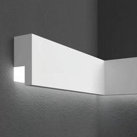 Proviston - Fassadenprofil Gesims Außenbeleuchtung Unbeschichtet 30 x 65 x 2000 mm Polystyrol Weiß Hochwertig Robust Langlebig Stoßfest 2 Meter von PROVISTON