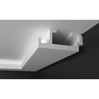 Proviston - Lichtleiste xps 195 x 80 x 1150 mm Weiß Indirekte Beleuchtung Led-Beleuchtung von PROVISTON