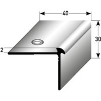 Proviston - Treppenkante 30 x 40 x 1000 mm Treppenkantenprofil Treppenwinkel Winkelprofil Kombiwinkel Aluminium eloxiert Spezialemailliert Schwarz von PROVISTON