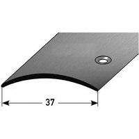 Proviston - bergangsprofil Edelstahl Edelstahl matt Breite 37 mm Höhe 4 mm Länge 1000 mm Seitlich Gebohrt Übergangsschiene Übergangsleiste von PROVISTON