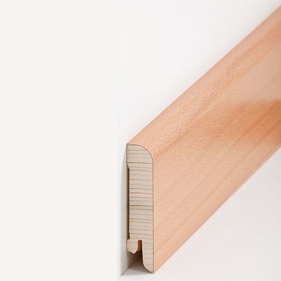 Sockelleiste "Erfurt" Echtholzfurnier 15 x 70 x 2500 mm Buche Modern by PROVISTON von PROVISTON