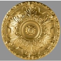 Proviston - Stuckrosette Polystyrol Durchmesser 400 mm Gold Deckenrosette Proviston - Stuckrosette Polystyrol Durchmesser 400 mm Gold Deckenrosette von PROVISTON