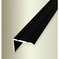 Proviston - Winkelprofil Breite: 24.5 mm Höhe: 0 - 17 mm Länge: 1000 mm Aluminium Pulverbeschichtet Gerillt Einfach Biegbar Schwarz Selbstklebend Proviston - Winkelprofil Breite: 24.5 mm Höhe: 0 - 17 mm Länge: 1000 mm Aluminium Pulverbeschichtet Gerillt Einfach Biegbar Schwarz Selbstklebend von PROVISTON
