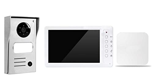PROXE 620217 Video-Gegensprechanlage Mono-Familiengerät 2 Kabel Bildschirm 7 Zoll + IP Box von PROXE