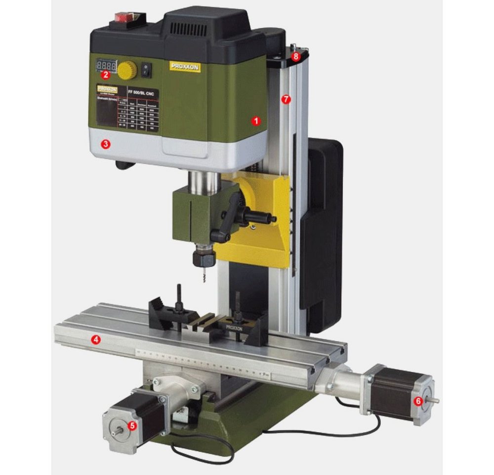 PROXXON INDUSTRIAL Drehmaschine Proxxon Feinfräse FF 500/BL-CNC, 24360 von PROXXON INDUSTRIAL