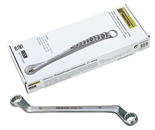 PROXXON 23812 Satz Doppelringschlüssel 6-32mm 11 teiliger Satz im Karton Serie SlimLine PROXXON 23812 Satz Doppelringschlüssel 6-32mm 11 teiliger Satz im Karton Serie SlimLine von PROXXON