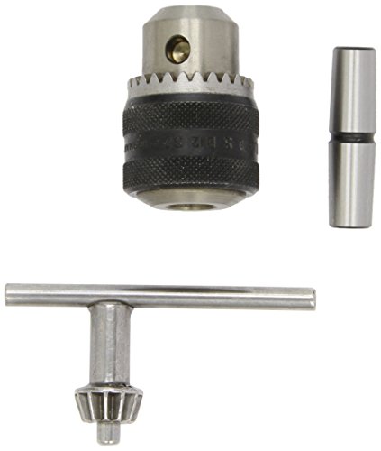 Proxxon 24020 Industrie Bohrfutter mit Schlüssel und MK1 Spannbereich 0,8 - 10mm für Drehmaschine PD250/e PD230/e PD210 von PROXXON