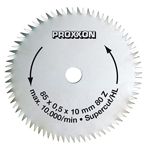 Proxxon 28731 Kreissägeblatt SuperCut 80 Zähne Ø85mm Bohrung Ø10mm von Proxxon