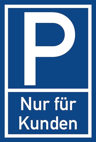 Prolac – 2x Kundenparkplatz Schild - PVC Hartschaum 20x30cm - Robust & wetterbeständig - Leichte Anbringung - Klare Kundenorientierung - Ordnung im Parken - Dezentes Design - Deutsche Qualität von PROlac Beschriftungen