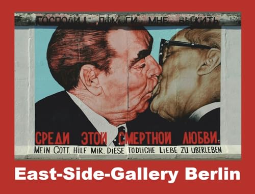 3 Stück East-Side-Gallery Berlin Kühlschrank-Magnet BRUDERKUSS von PROmotionBerlin