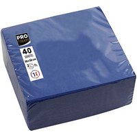 PROnappe Servietten marineblau 2-lagig 38,0 x 38,0 cm, 40 St. von PROnappe