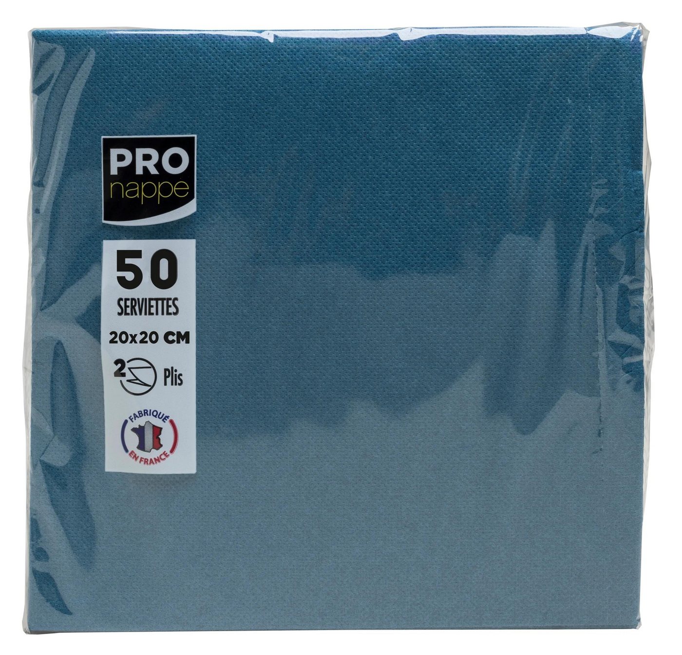 PROnappe Tischband 16x Pack 50 Cocktail-Servietten 2-lagig 20x20cm Pazifikblau SV622004I, Serviettes ouate micro gaufré PROnappe Tischband 16x Pack 50 Cocktail-Servietten 2-lagig 20x20cm Pazifikblau SV622004I, Serviettes ouate micro gaufré von PROnappe