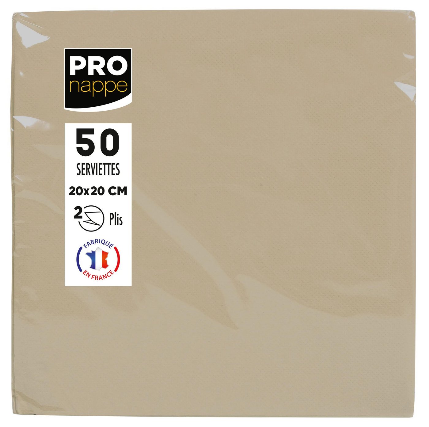 PROnappe Tischband 16x Pack 50 Cocktail-Servietten 2-lagig 20x20cm Schnurbraun SV622042I, Serviettes ouate micro gaufré PROnappe Tischband 16x Pack 50 Cocktail-Servietten 2-lagig 20x20cm Schnurbraun SV622042I, Serviettes ouate micro gaufré von PROnappe