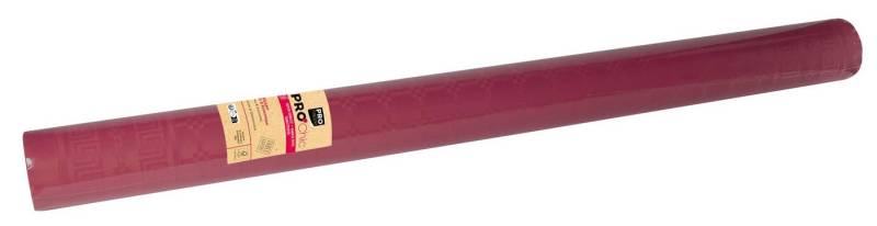 PROnappe Tischband 4x Papiertischdecke auf Rolle 50x1,18m Bordeauxrot R485022I, Nappes rouleaux papier damassé von PROnappe