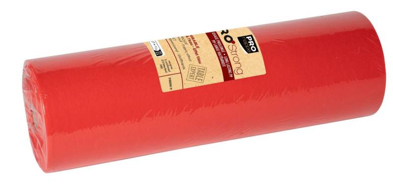 PROnappe Tischband 4x Tischläufer Tête-à-tête auf Rolle, Spunbond, 48x0,40m Rot R734809I, Tête-à-tête spunbond von PROnappe