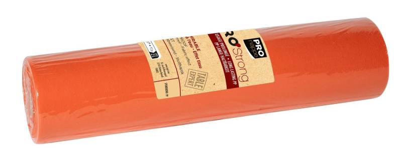 PROnappe Tischband 4x Tischläufer auf Rolle, Spunbond, 24x0,40m Orange R732443I, Tête-à-tête spunbond von PROnappe