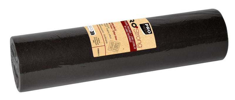 PROnappe Tischband 4x Tischläufer auf Rolle, Spunbond, 27x0,40m Schwarz R732721I, Tête-à-tête spunbond von PROnappe