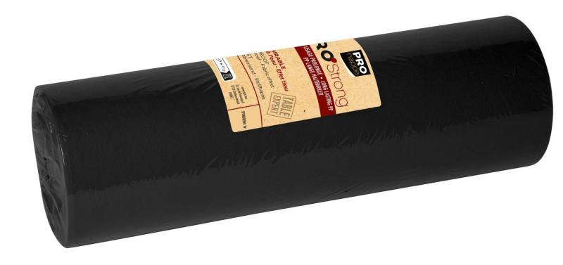 PROnappe Tischband 4x Tischläufer auf Rolle, Spunbond, 48x0,40m Schwarz R734821I, Tête-à-tête spunbond von PROnappe