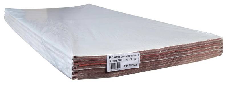 PROnappe Tischband Papiertischdecken, Pack 400 St 70x70cm Bordeauxrot 747022I, Nappes papier au format PROnappe Tischband Papiertischdecken, Pack 400 St 70x70cm Bordeauxrot 747022I, Nappes papier au format von PROnappe