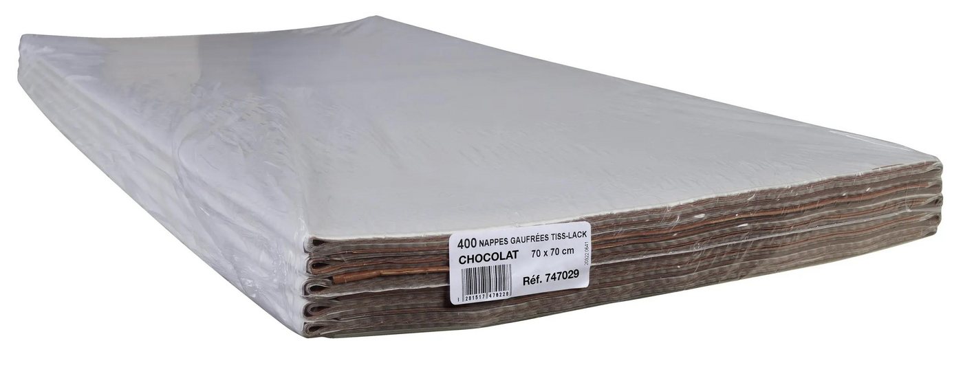 PROnappe Tischband Papiertischdecken, Pack 400 St 70x70cm Schokolade 747029I, Nappes papier au format PROnappe Tischband Papiertischdecken, Pack 400 St 70x70cm Schokolade 747029I, Nappes papier au format von PROnappe