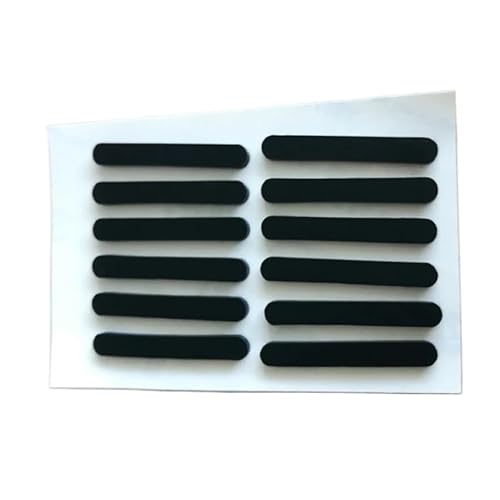 10 Stück rutschfeste, selbstklebende ovale Matten aus Silikonkautschuk – Bodenschutz for Schränke, Gerätefüße(32x7x3mm) von PRPRP