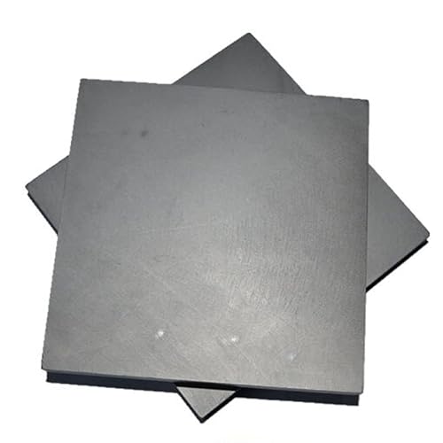 2 Stück Kohlenstoff-Graphit-Elektrodenplatten – 100 x 100 mm, for Elektrolyse, Sintern, Hochtemperaturanwendungen(100 * 100 * 10mm) von PRPRP