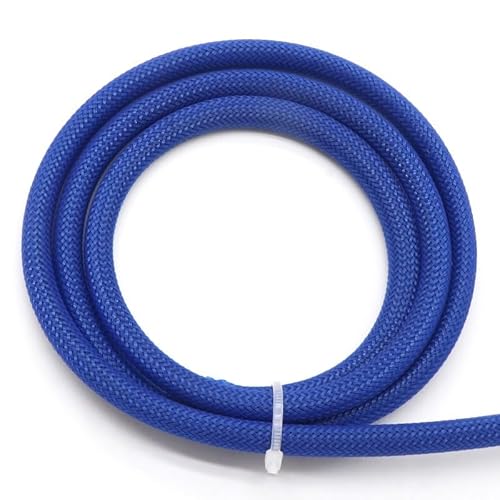 4 mm erweiterbare PET-Kabelhülle – hochdichter geflochtener Drahtschutzmantel for Kabel und Leitungen, 1 Stück(Blue,50M) von PRPRP