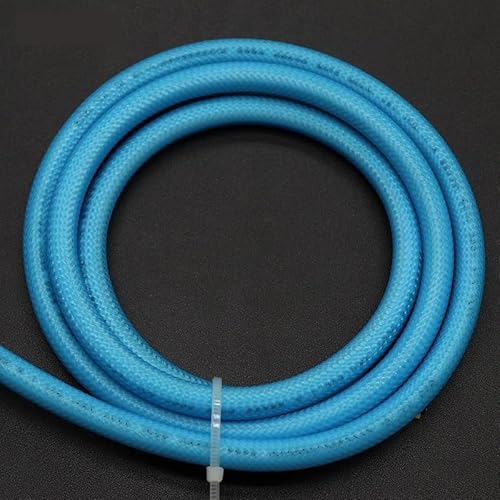 4 mm erweiterbare PET-Kabelhülle – hochdichter geflochtener Drahtschutzmantel for Kabel und Leitungen, 1 Stück(UV Blue,5M) von PRPRP