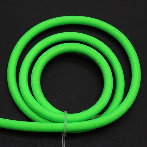 4 mm erweiterbare PET-Kabelhülle – hochdichter geflochtener Drahtschutzmantel for Kabel und Leitungen, 1 Stück(UV Green,5M) von PRPRP
