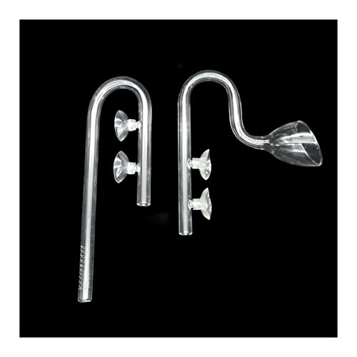 Aquarium Lily Pipe Set – Acryl & Glas Zufluss Abfluss Skimmer for Aquarien und Wasserpflanzen, 1 Stück(K-Set 13mm) von PRPRP