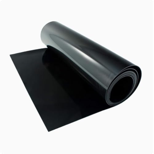 PRPRP 0,12 mm HDPE-Teichfolie for Fisch- und Koiteiche im Freien, Wasserfälle, Wassergärten – langlebig und leicht zu schneiden(1.0x2.0m) von PRPRP