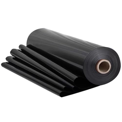 PRPRP 0,12 mm HDPE-Teichfolie for Fischteiche, Wasserfälle, Wassergärten – langlebig, leicht zu schneiden(1.0x2.0m/3x7ft) von PRPRP