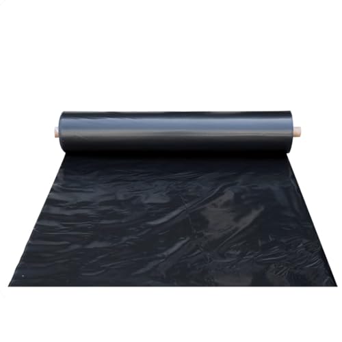 PRPRP Schwarze Teichfolie, 0,12 mm dick, wasserdichte HDPE-Fischteichfolie for Garten, Brunnen, flexibel und langlebig (mehrere Größen)(3.0x9.0m) von PRPRP