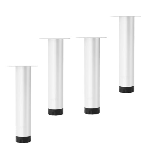 PRPRP Verstellbare Möbelbeine aus Eisen, 4er-Pack DIY-Sofa-Tischschrankfüße, 10/13/15/17 cm, rostfreie Metallstützbeine for Wohnmöbel(10cm(3.9in)) von PRPRP