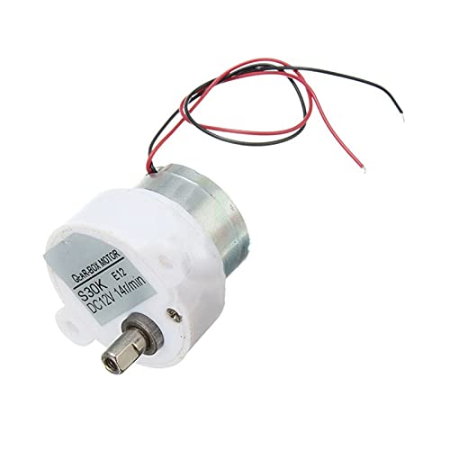 S30K 12-V-Getriebemotor mit hohem Drehmoment – 14 U/min Metallgetriebemotor for Heimwerkerprojekte, Spielzeug und Ventilatoren von PRPRP
