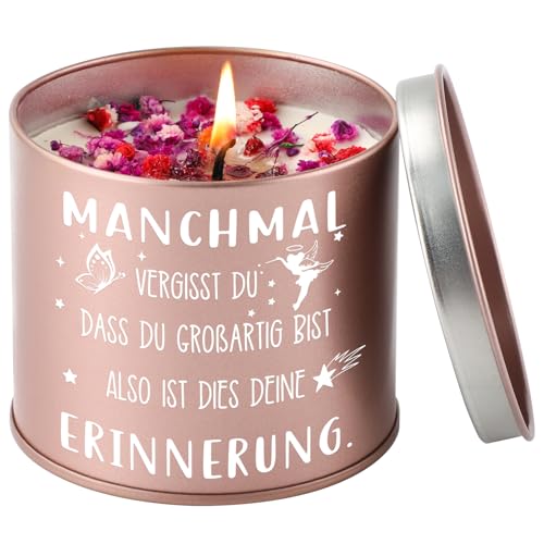 PRSTENLY Dankeschön Geschenke für Frauen, Geburtstagsgeschenk für Frauen, Gravur Inspirierende 9oz Lavendel Duftkerze, Beste Freundin Geschenke, Geschenke für Freundin Schwestern Kollegen PRSTENLY Dankeschön Geschenke für Frauen, Geburtstagsgeschenk für Frauen, Gravur Inspirierende 9oz Lavendel Duftkerze, Beste Freundin Geschenke, Geschenke für Freundin Schwestern Kollegen von PRSTENLY
