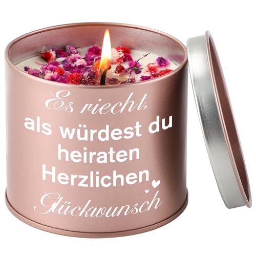 PRSTENLY Hochzeitsgeschenke für Brautpaar Mr. &Mrs. Hochzeit Kerze Geschenke für Frauen Männer, egagenment Geschenke für Paar, Hochzeitsgeschenke für Braut und Bräutigam, Braut zu sein Geschenke von PRSTENLY