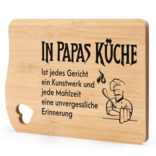 PRSTENLY Geschenk für Papa Geschenke Geburtstag, beste Papa Geschenke Bambus Schneidebretter Papa Geschenke von Tochter Sohn, Geburtstagsgeschenke für Papa Weihnachtsgeschenke Ruhestand Vatertag von PRSTENLY