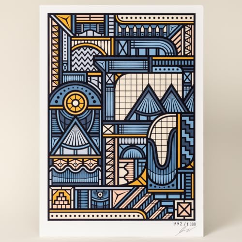 PRTS FROM PUZZLE TO ARTS Moderner Kunstdruck, abstrakt, Poster A4 29,7 x 21 cm Street Art, Graffiti von Alexander Isakov, ohne Rahmen PRTS FROM PUZZLE TO ARTS Moderner Kunstdruck, abstrakt, Poster A4 29,7 x 21 cm Street Art, Graffiti von Alexander Isakov, ohne Rahmen von PRTS FROM PUZZLE TO ARTS