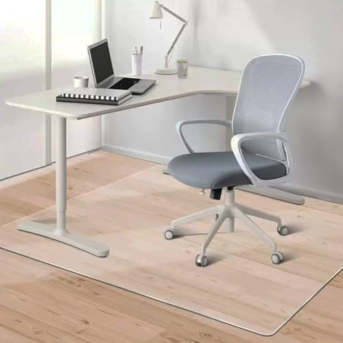 PRTYBNA Transparente Matte für Bürostuhl, Schreibtischmatte für Holz/Fliesen, Kunststoffbodenmatte für Haustiere/Flur/Küche/Tür, rechteckige Matte PRTYBNA Transparente Matte für Bürostuhl, Schreibtischmatte für Holz/Fliesen, Kunststoffbodenmatte für Haustiere/Flur/Küche/Tür, rechteckige Matte von PRTYBNA