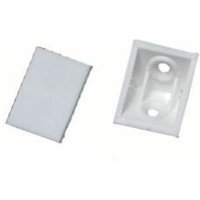 Prunier Sarl - Klampe + Deckel 01C weiß prunier - Box von 100 - STBS01C von PRUNIER SARL
