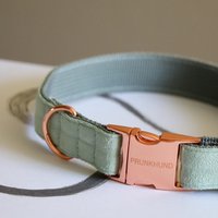 Halsband Ice Mit Rosegoldfarbenen Metallteilen - Handgefertigt in Deutschland Mint Halsband Ice Mit Rosegoldfarbenen Metallteilen - Handgefertigt in Deutschland Mint von PRUNKHUND