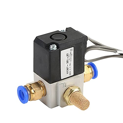 12V/24V/220V VT307/VT307V Serie Hochfrequenz-Magnetventil VT307-3/4/5/6G1-01/02 Vakuumventil VT307-3/4/5/6G-01 1St(VT307-6G1-02,With 10mm fittings) von PRXFRWOW