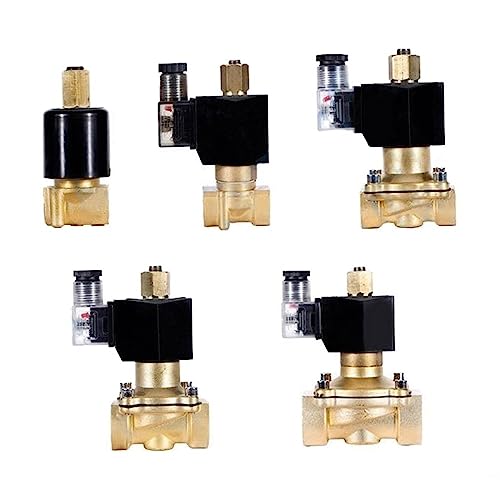 Normalerweise offenes N/O-Messing-Elektromagnetventil 12V 24V 220V 110V Pneumatikventil 1St(110V,DN25) von PRXFRWOW