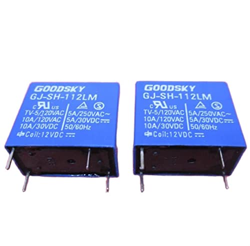 Relais GJ-SH-112LM 12VDC GJ-SH-112LM-12VDC GJSH112LM 12vdc DC12V 12V 5A 250VAC 4-polig(20PCS) von PRXFRWOW
