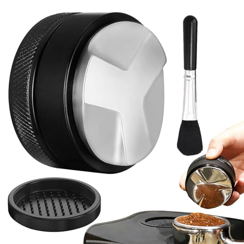 Kaffeeverteiler 58mm, Espresso Distributor Edelstahl höhenverstellbar, Kaffeeverteiler Kaffee, Nivellierer Espresso, Verteiler Barista Zubehör, Espresso Leveler für Kaffeemaschine Kaffeehaus Haushalt von PRZRAO