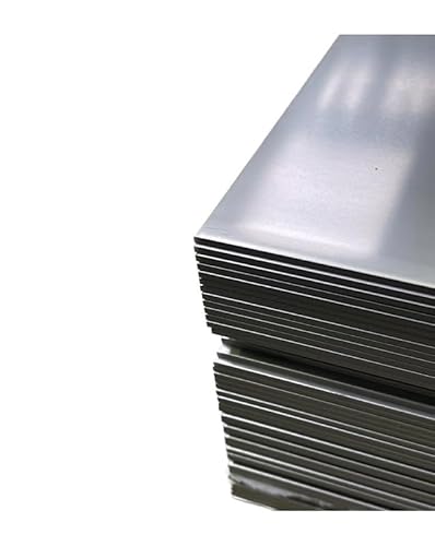 PSB STAHL AUF MASS Blechstreifen Edelstahl Zuschnitt Edelstahlblech Edelstahlplatte Blech Streifen 1mm Stärke 1.4301 K240 geschl. (300x500mm) von PSB STAHL AUF MASS