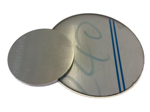 PSB STAHL AUF MASS Edelstahlronde - Ronde - Edelstahlscheibe - Edelstahlplatte Rund ⌀50-300 mm Stärke 3 mm 1.4301 K240g (50x3mm) von PSB STAHL AUF MASS