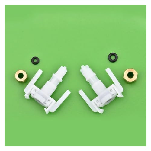 PSDFJAD ZHGUIMING 10PCS Tinte Dämpfer Dumper Stecker Kupfer Schraube Adapter for JV33 Cjv30 Jv5 Xp600 Tx800 for Eco Solvent Drucker(Black on White) von PSDFJAD